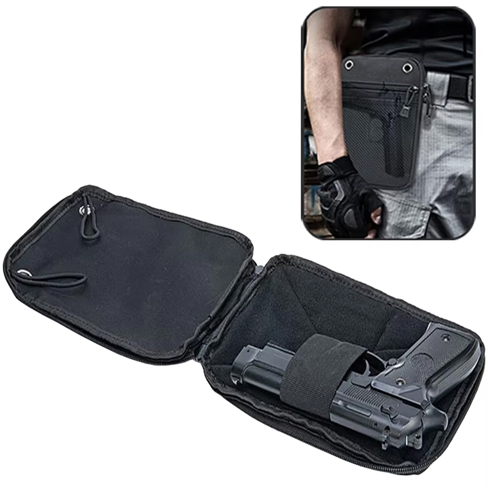 Edc Carry Handgun - Molle Outdoor Tactical Concealed Gun Holster