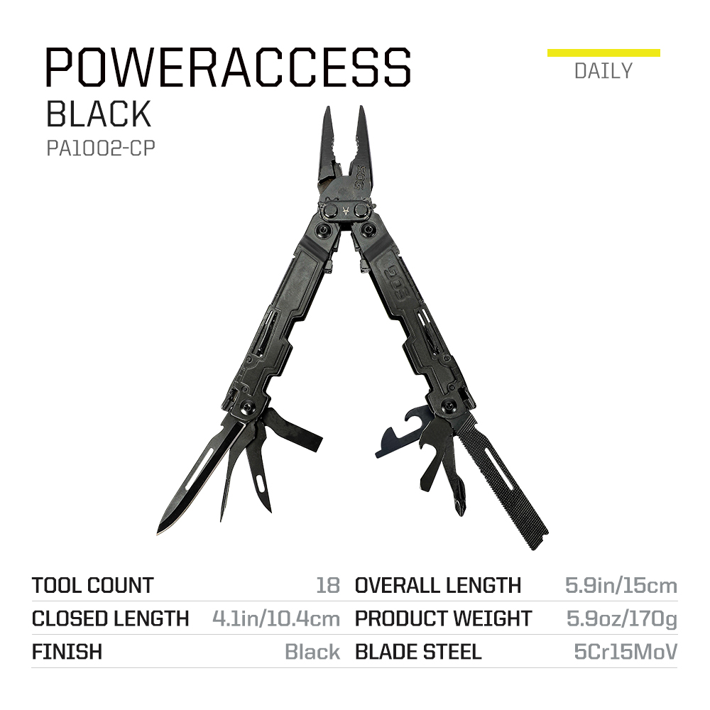 SOG 18 in 1 PowerAccess Compac – Edc Carry Pliers Bewertung und Preis