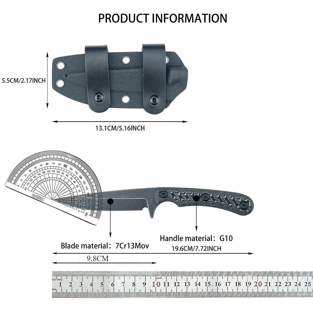 Full Tang Fixed Blade Knives 7 – Edc Every Day Carry おもちゃ Bewertung und Preis