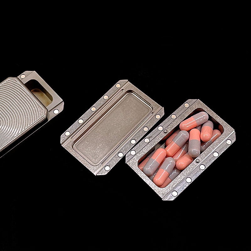 New TC4 Titanium Medicine Pill – Edc Pill Carry Bewertung und Preis
