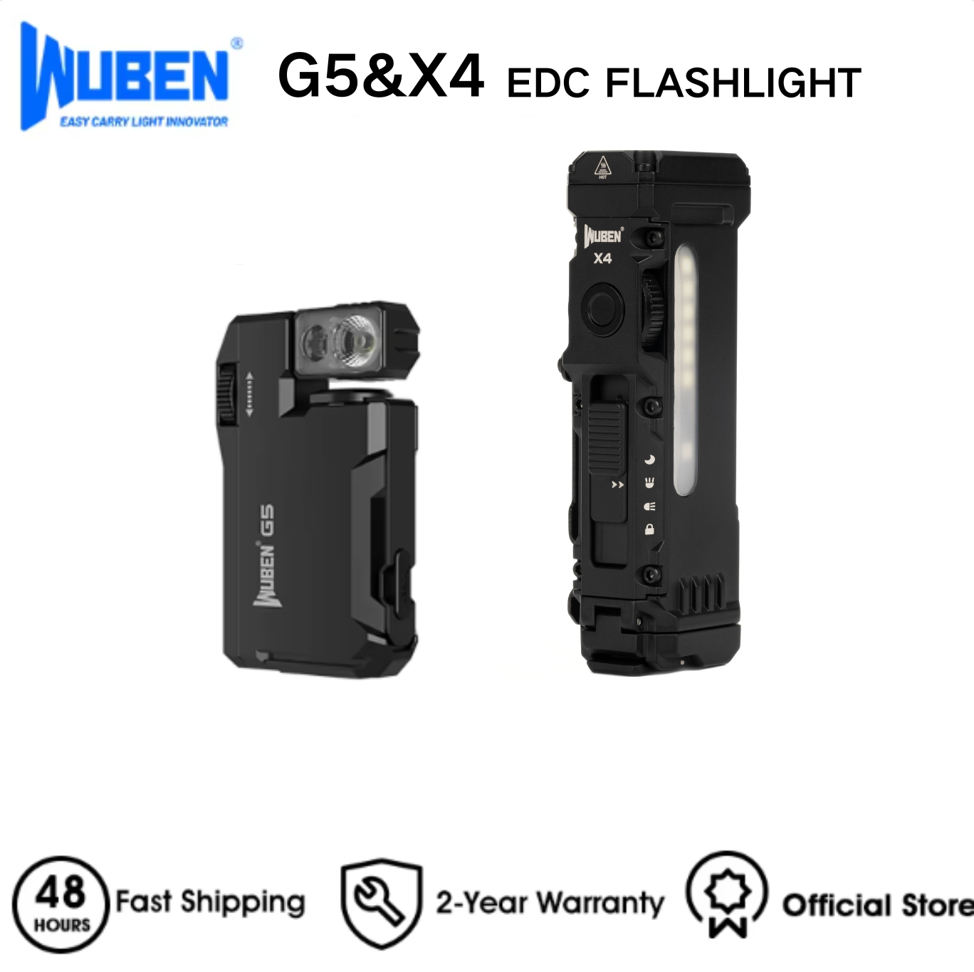 WUBEN X4 & G5 EDC Flashlight B – Edc Every Day Carry おもちゃ Bewertung und Preis