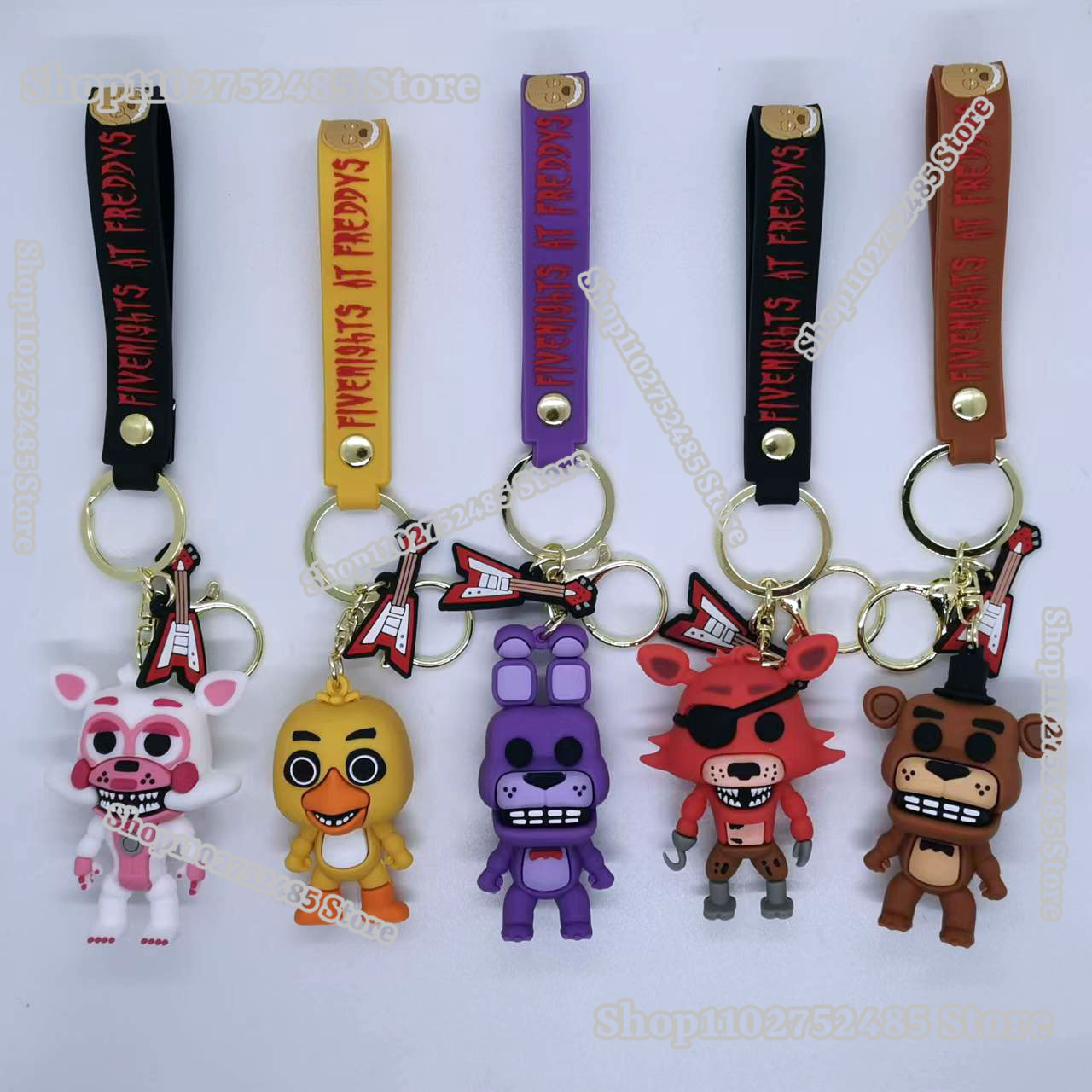5pcs Cartoon Anime FNAF Figure – Carabiner Keychain Bewertung und Preis