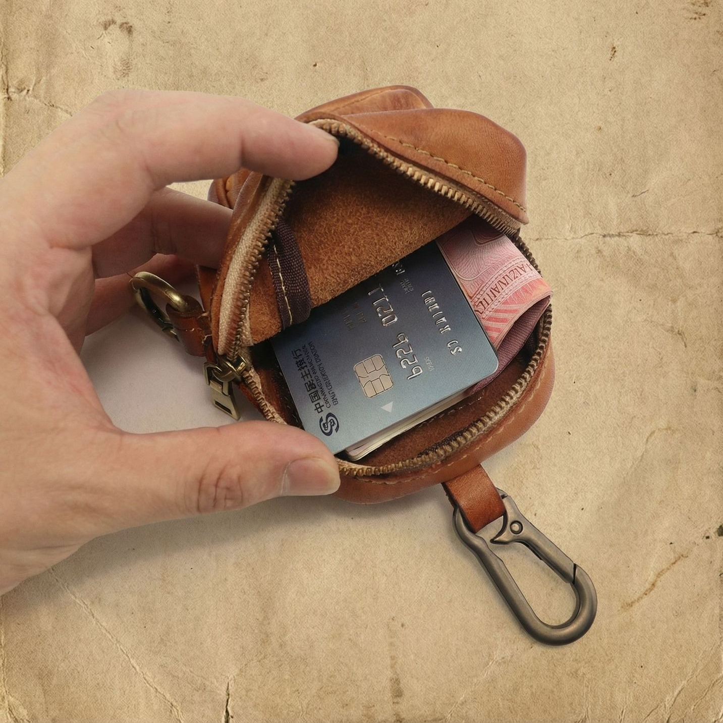 Rugged Vintage Leather Mini Cl – Leather Edc. Carry Pouch Bewertung und Preis