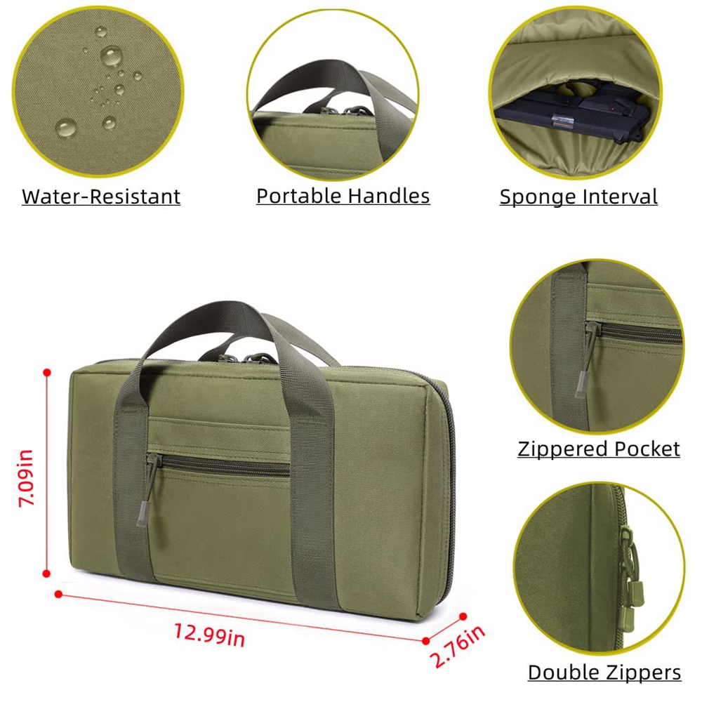 Tactical Pistol Range Bag Gun  – Edc Carry Handgun Bewertung und Preis