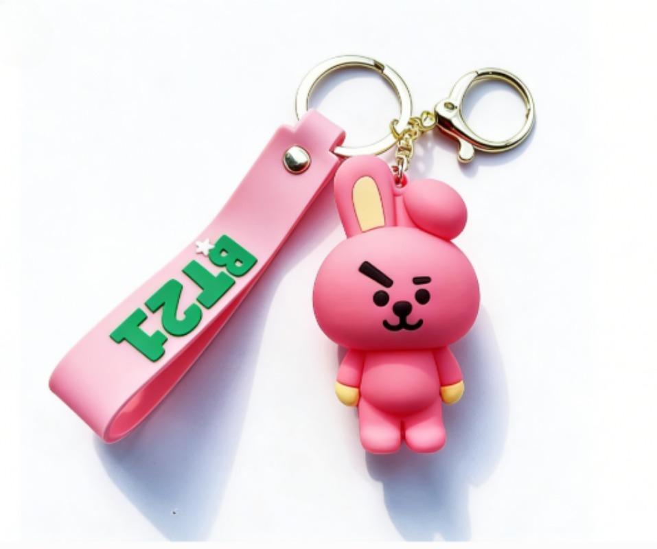 New BT21 Koya RJ Shooky Cooky  – Carabiner Keychain Bewertung und Preis