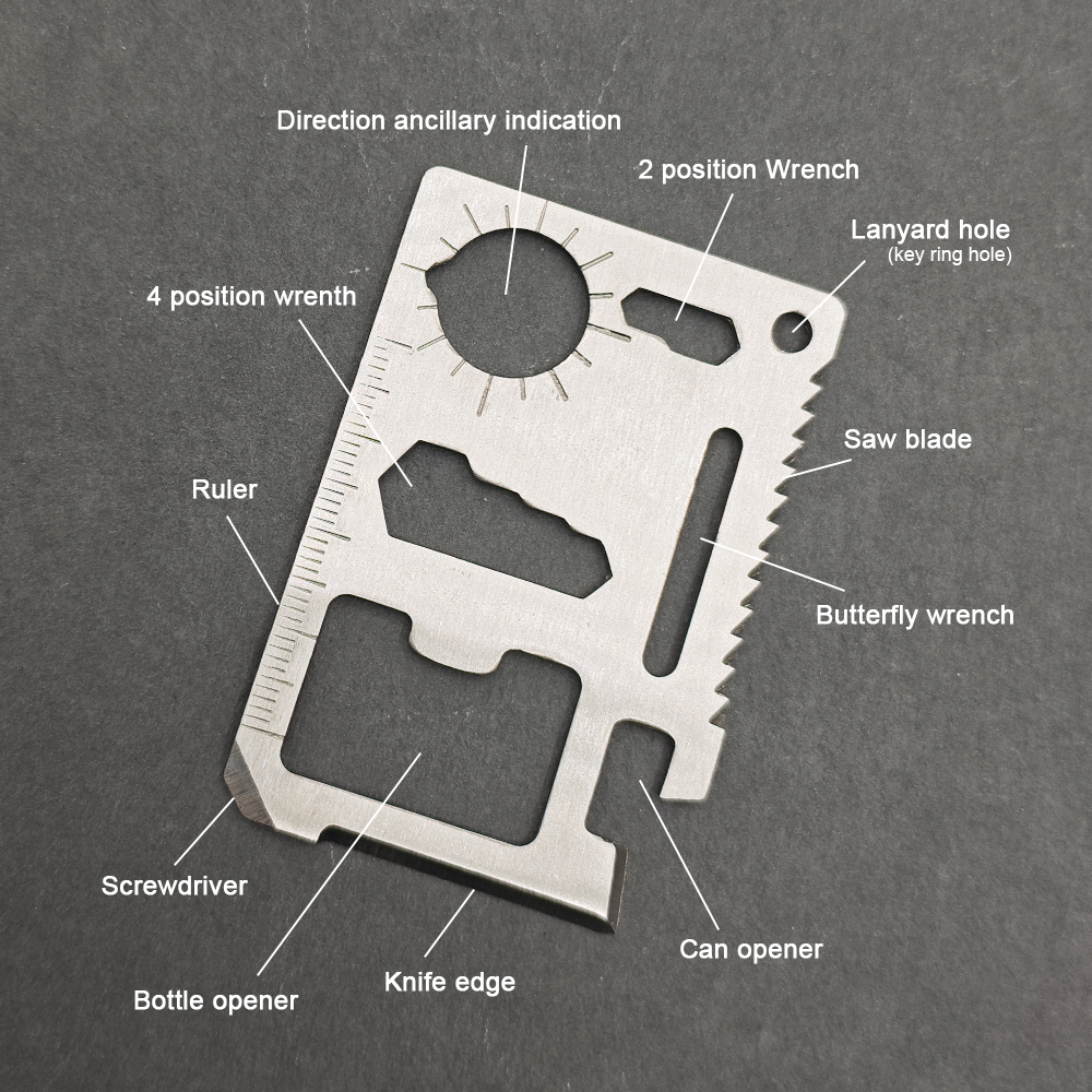Stainless Steel EDC Pocket Too – Multitool Credit Card Bewertung und Preis