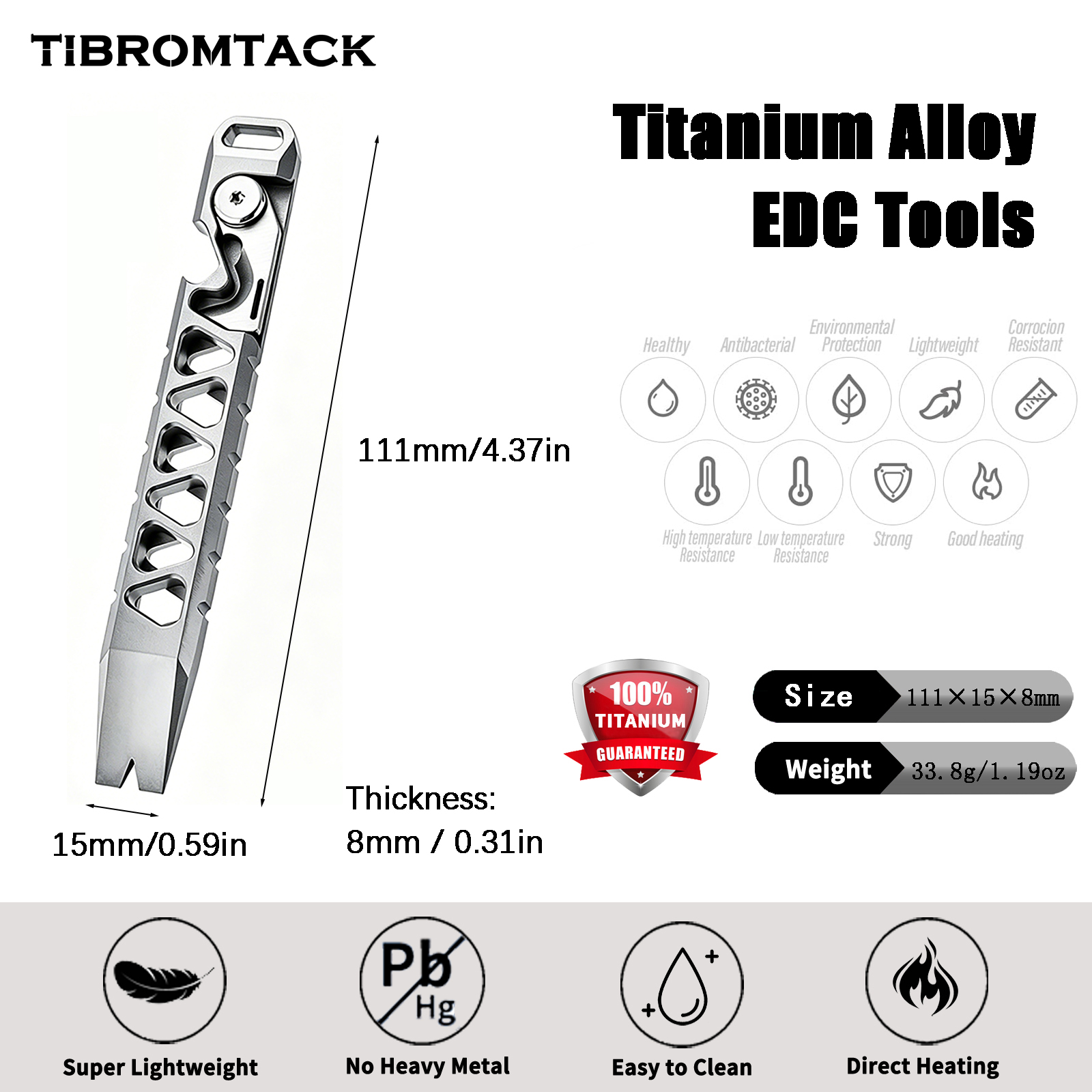 TIBROMTACK Titanium Multi-Func – Edc Every Day Carry おもちゃ Bewertung und Preis