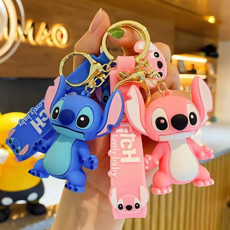 New Anime Stitch Toys Keychain – Carabiner Keychain Bewertung und Preis