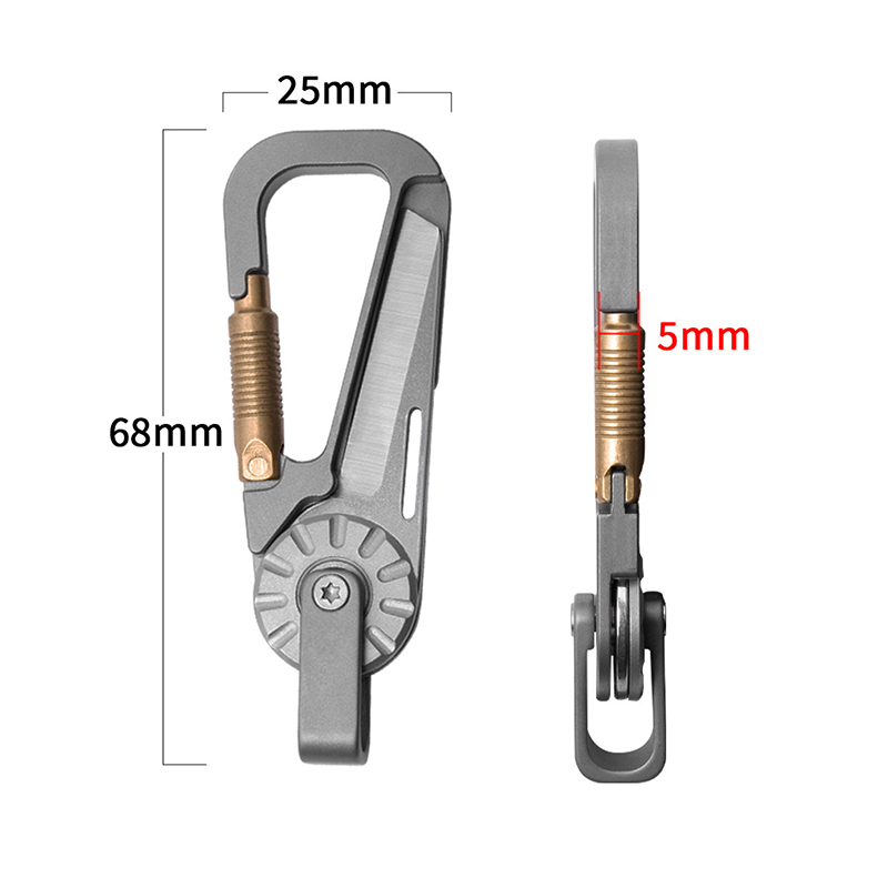 Titanium Alloy Car Keychain fo – Edc Carry Essentials Bewertung und Preis