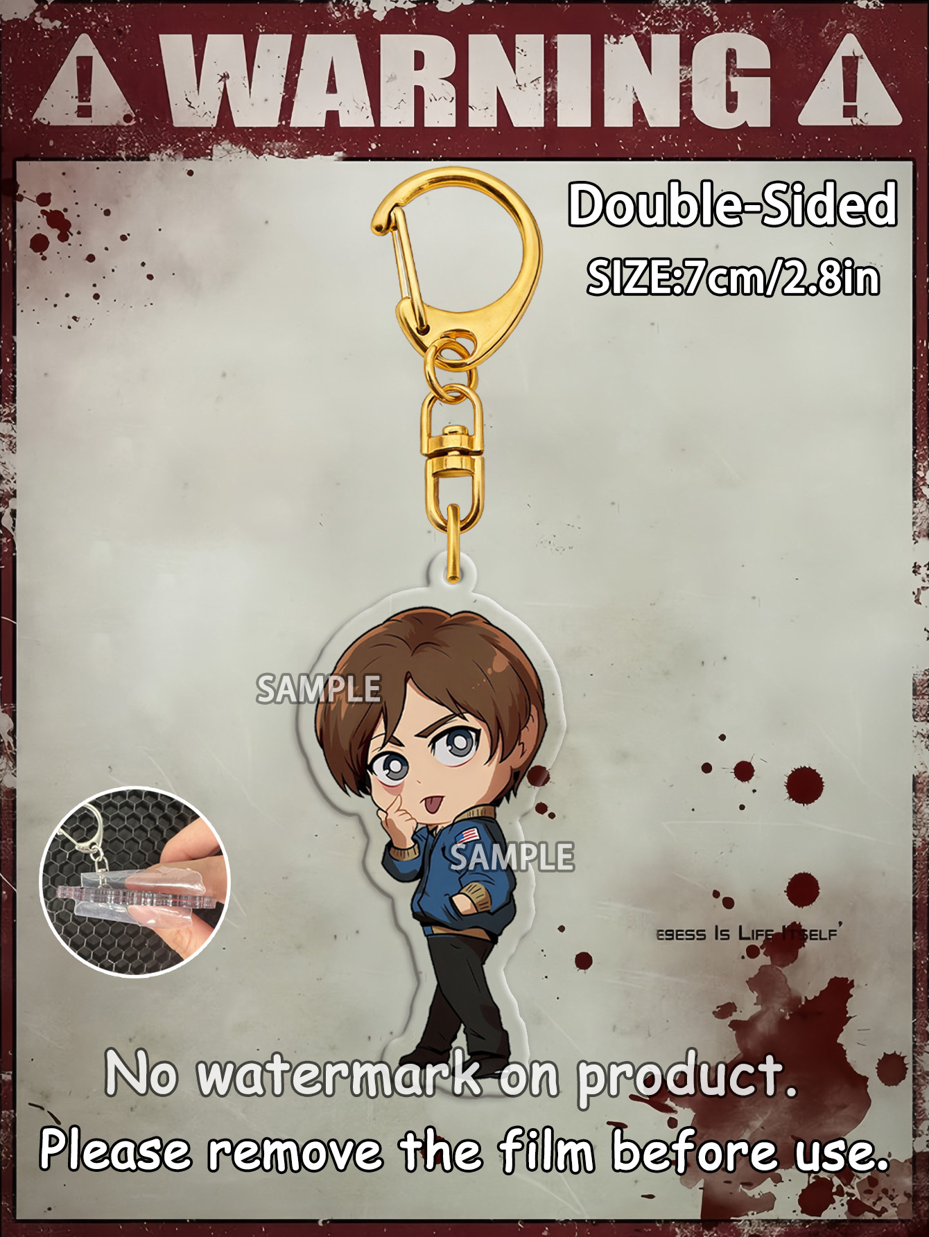 Leon Keychain，Biohazard 4 Keyc – Carabiner Keychain Bewertung und Preis