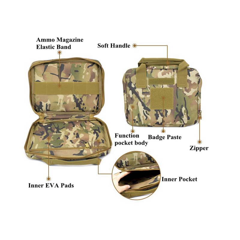 30x25cm Tactical Gun Bag Case  – Edc Carry Handgun Bewertung und Preis