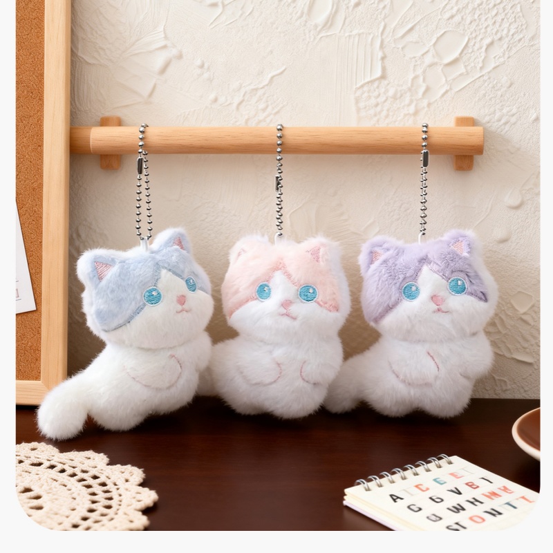  Cute Calico Cat Plush Keychai – Carabiner Keychain Bewertung und Preis