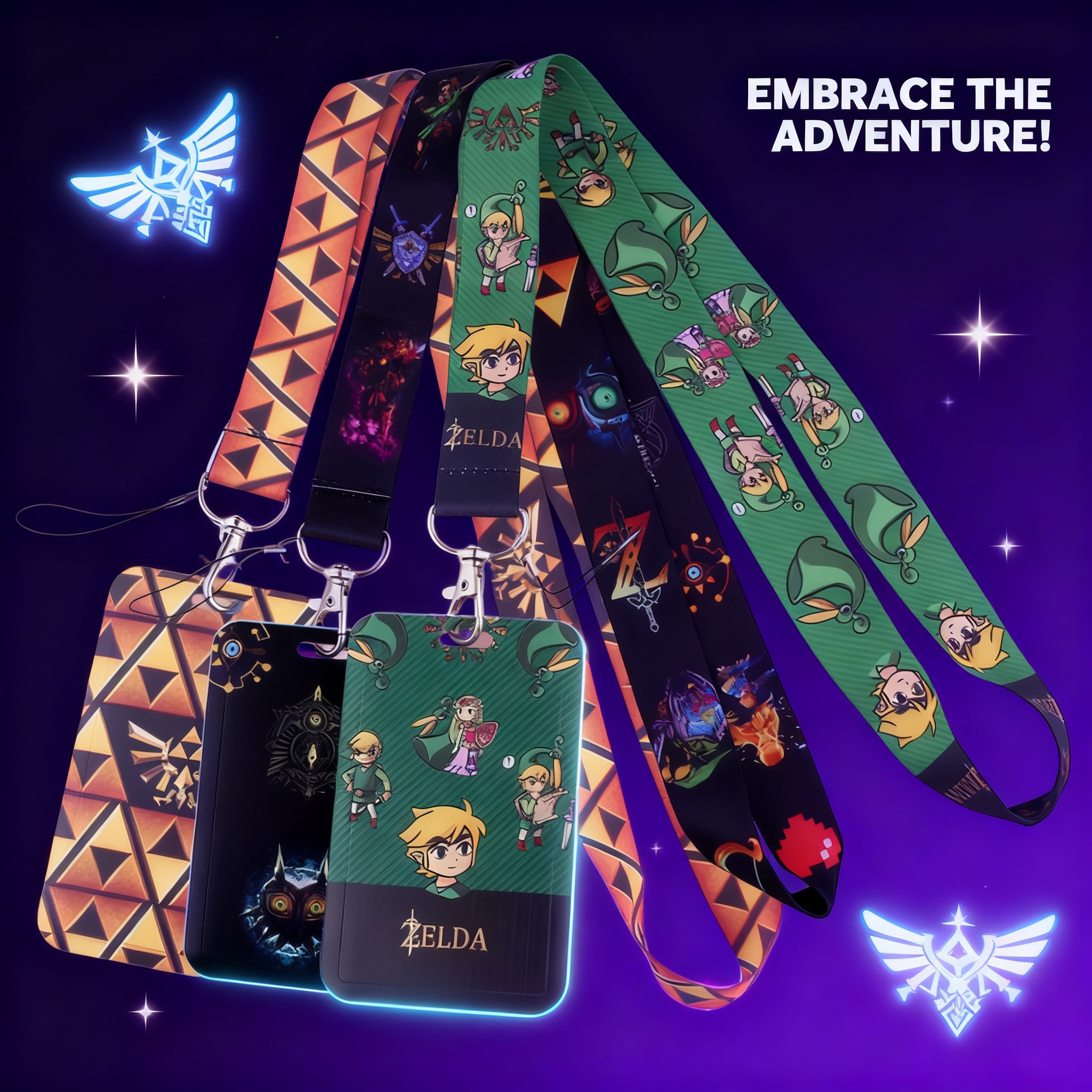 Cartoon Game Lanyards for Key  – Carabiner Keychain Bewertung und Preis
