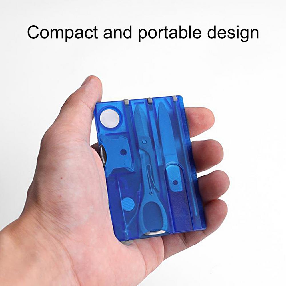 8Pcs Pocket Tool Set Portable  – Multitool Credit Card Bewertung und Preis